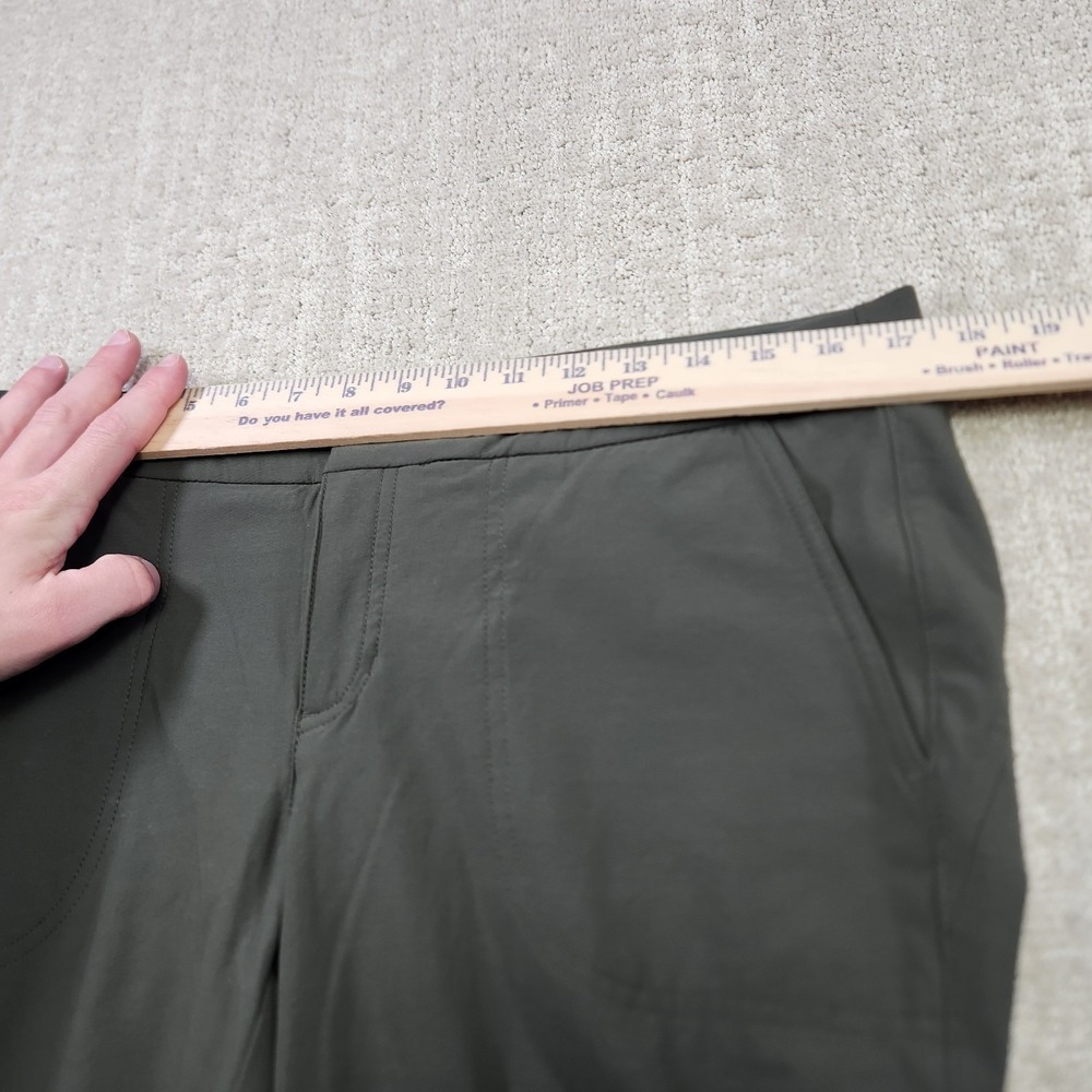 Athleta Pants Women 12 Wander Bootcut Hiking Athleisure Stretch Green Quick Dry - Picture 4 of 12